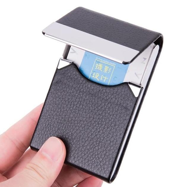 

Kotak Kartu Nama Kulit Card Case Magnetic Flip murah