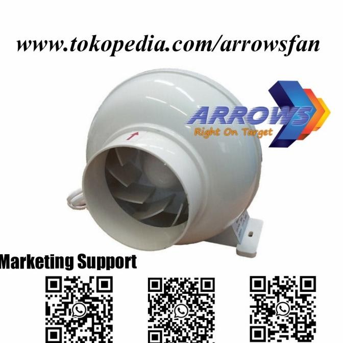 ready Inline Fan Plastik 4 inch Duct Inline Plastik 4 inch Inline Fan 4 inch