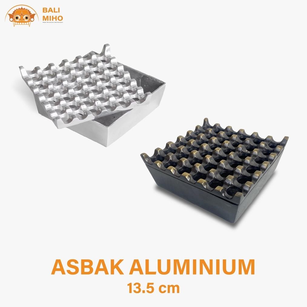 Living Asbak Aluminium Lubang 36 - Asbak Besi - Asbak Aluminium - Asbak Unik - Asbak Hotel - Asbak U