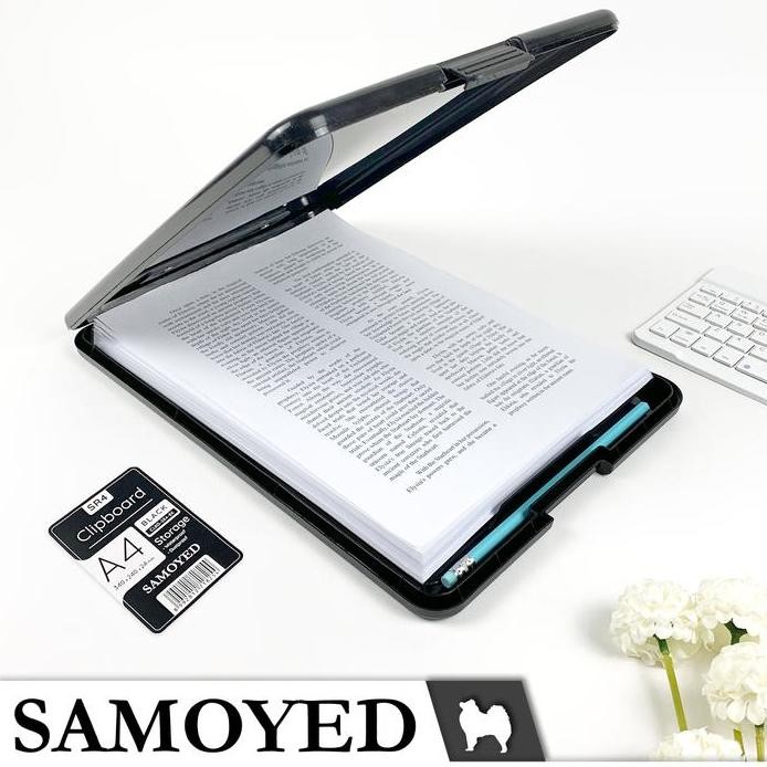 

PapanKlip / Jalan / Dada / Alas Ujian / Clipboard with Storage / Organizer A4 Samoyed CLBD-SR4 murah