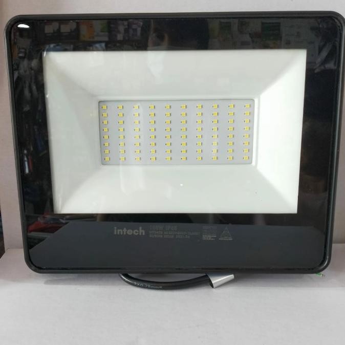 Sale Lampu Tembak Led 100 Watt Intech Intd402/Lampu Sorot 100 Watt Putih