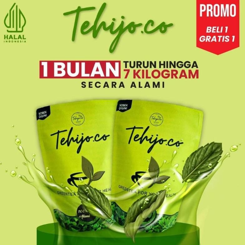 

[Ready Stock] - Tehijo.co Beli 1 Gratis 1 Teh Hijau Premium Greentea | Tea Herbal Green tea Matcha | Tea Herbal Greentea Teh Hijau Daun Urai | Teh Diet Detoks | Pelangsing Badan BPOM | Detox Tea Penurun Berat Badan Alam