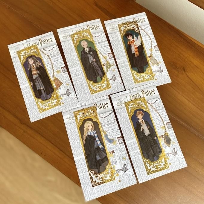 

Pembatas Buku Penanda Buku Kertas Bookmars Seri Darco Harry Potter murah