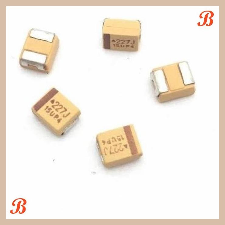 [SRE] 220uf 6,3v 6.3v 6V Tantalum Kapasitor SMD 227J 227A 3528 220 uf Type B