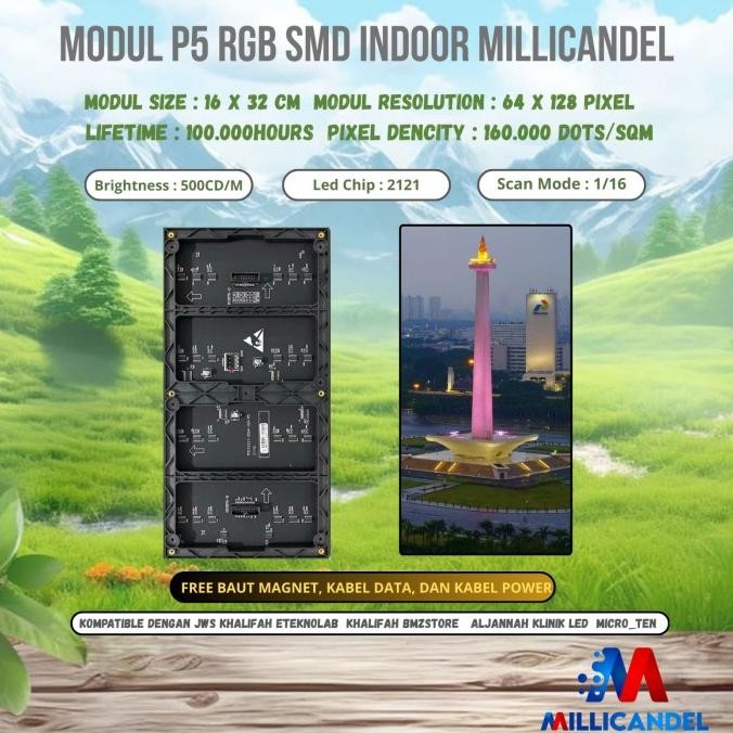 gdshop- LED PANEL MODUL MODUL P5 RGB SMD FULL COLOR INDOOR