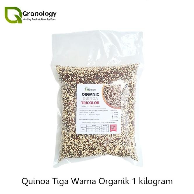 

Murah Quinoa Tiga Warna / Organic Quinoa Tri Color (1 Kilogram) By Granology