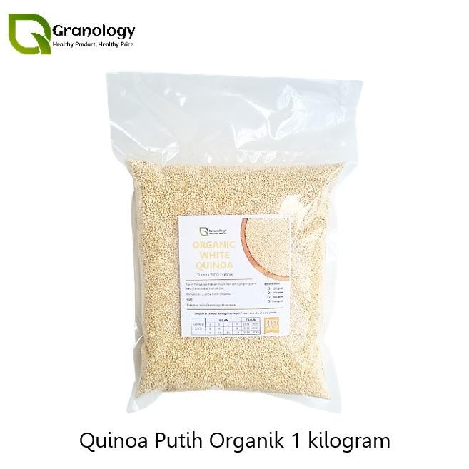 

Murah Quinoa Putih Organik / Organic White Quinoa (1 Kilogram) By Granology
