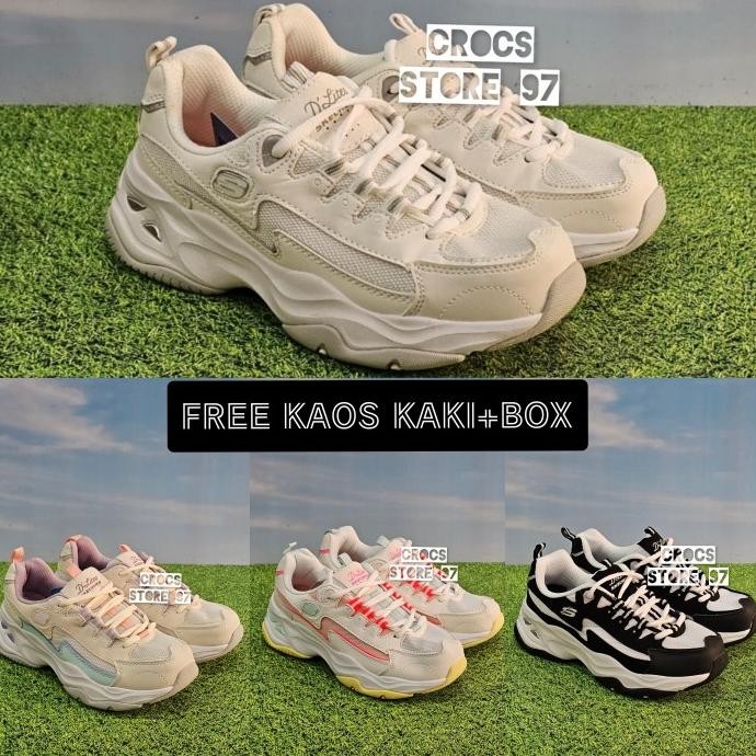 sketchers wanita/skechers tali/skechers D'lites sure thing women women