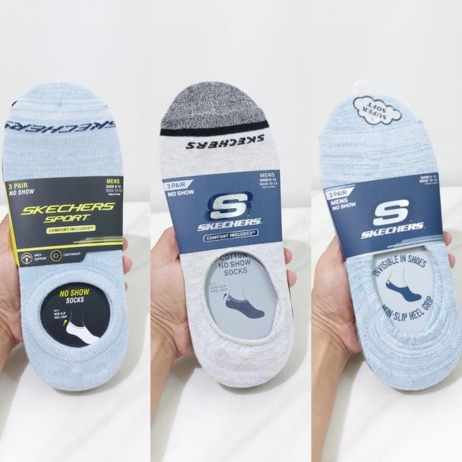 Kaos Kaki Hidden Socks Skechers For men 1 Pack isi 3 pasang