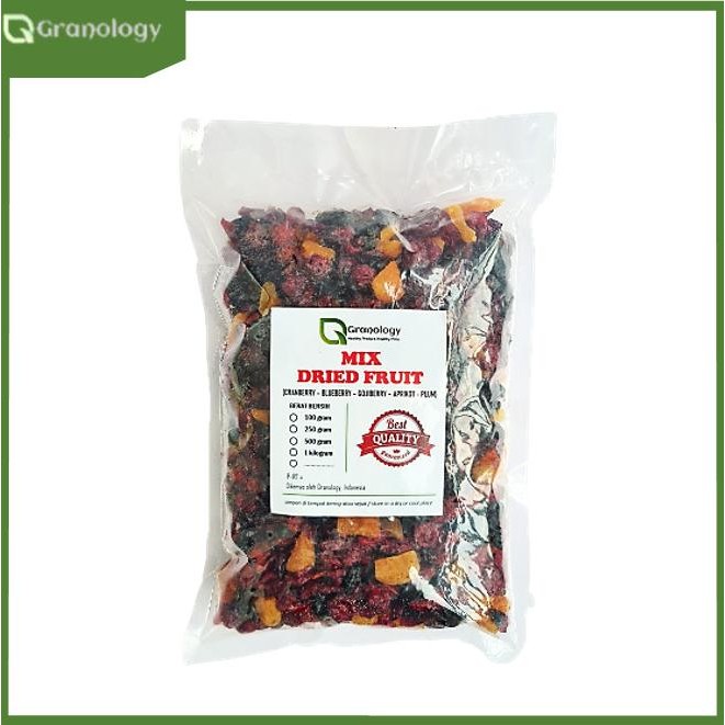 

Murah Mix Fruit 1 Kilogram (Blueberry, Cranberry, Gojiberry, Aprikot & Plum)
