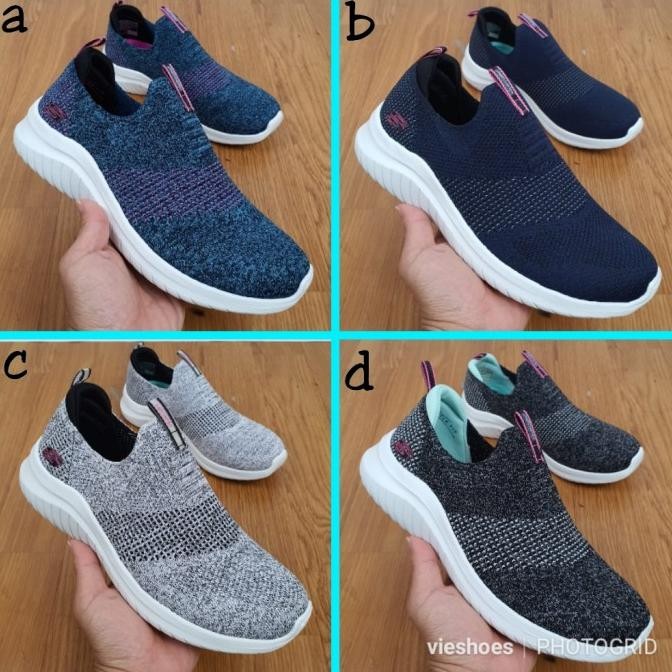Skechers Ultra Flex Dazzling Sepatu Slip On Wanita