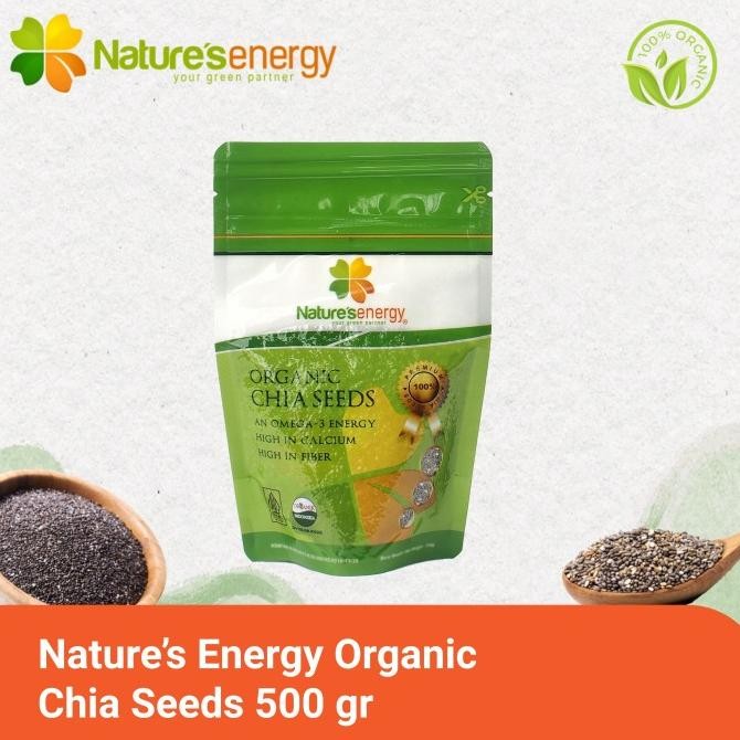 

Promo Natures Energy Organic Chia Seeds 500 Gr