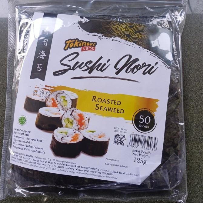

Promo Sushi Nori Tokinori 50 Sheet