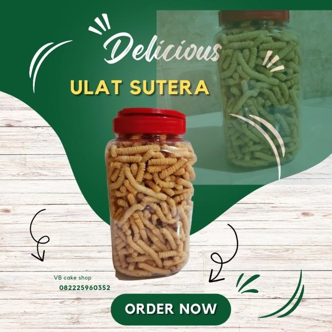 

Grosir Ulat Sutera/ Akar Kelapa/ Akar Keju Uk Toples 500Gr