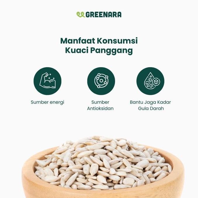 

Murah Bundle 2 Pcs Greenara Lightly Salted Roasted Sunflower Seed 500G - 2 Buah Kuaci Panggang Dengan Rasa Sedikit Asin