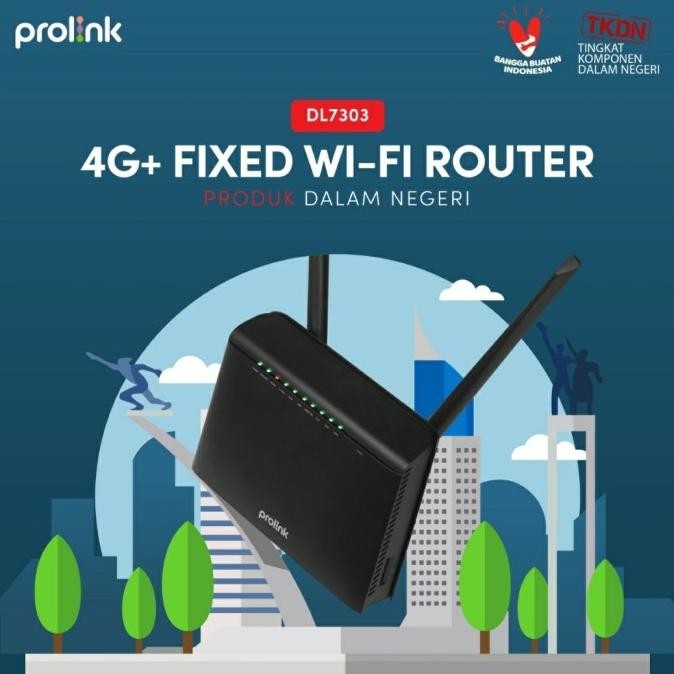 Murah PROLINK DL7303 4G+ 4G Fixed Wifi Router Wireless Non COD
