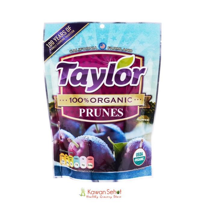 

Sale Taylor 100% Organic Prunes 250Gr | Pitted Dried Prunes | Plum Kering