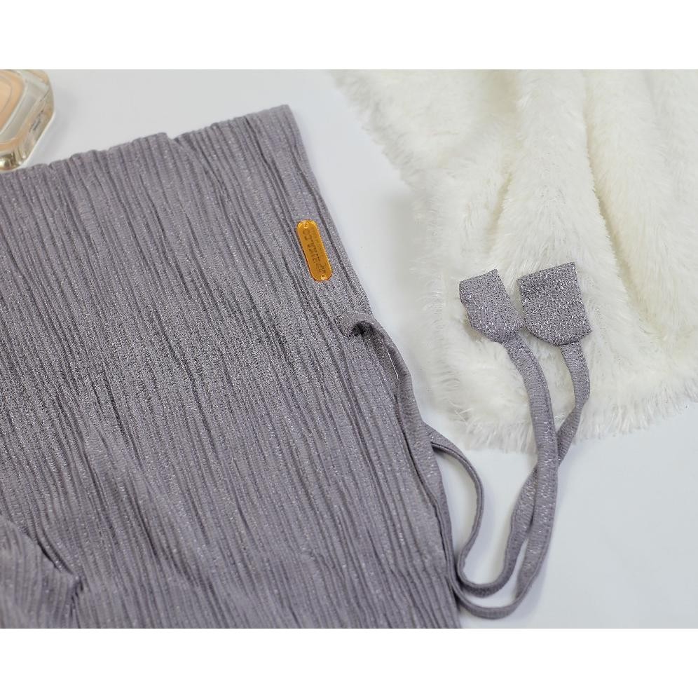 Bergo Instan Jilbab Non Pad Plisket Glitter Ukuran L Dan Xl Bahan Jersey Glitter Prisket Lembut Prem