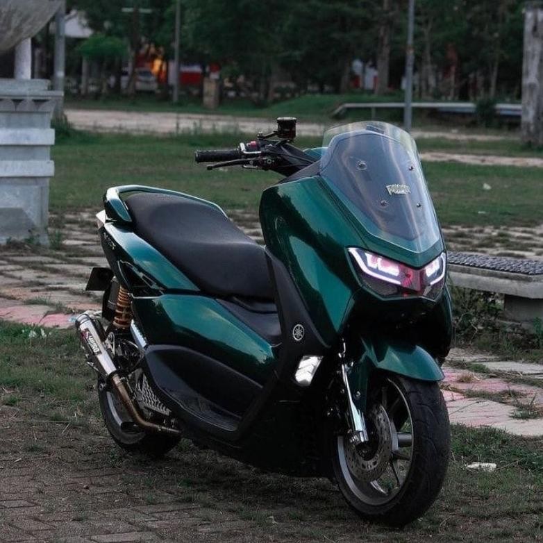 CR - Windshield Free Baut Dan Karet Pelindung/NMAX Baru Model Standart 2020/2021/2022/2023. Visor NM