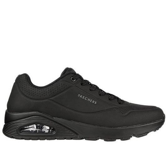 SKECHERS UNO MEN'S CASUAL SHOES - BLACK ORIGINAL