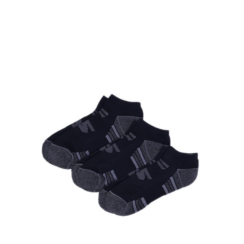 Skechers Men 3 Pack Low Cut Performance B001 Men's Socks - BLACK
