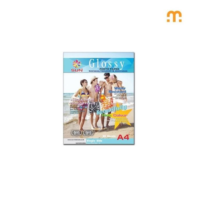 

Kertas Foto Glossy Paper Double Side A4 240 Gram Sun Next Generation Promo
