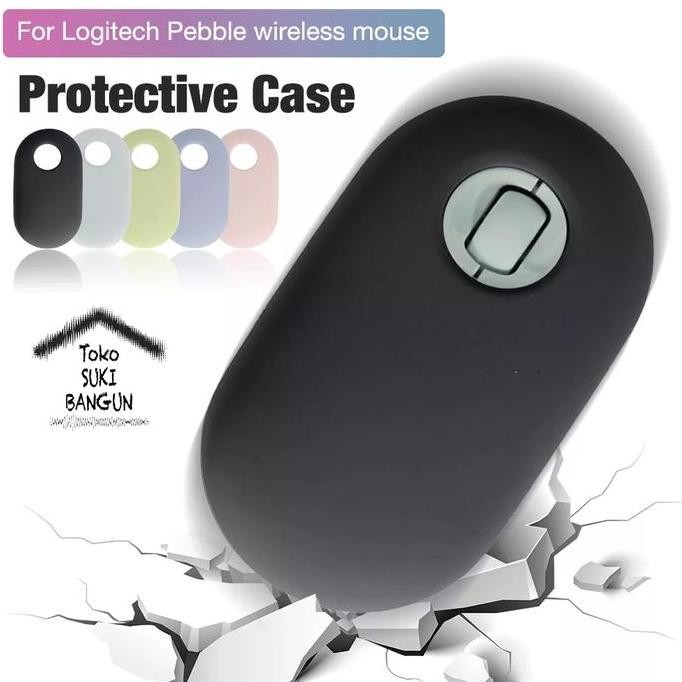 Original Case Mouse Logitech Pebble M350 Rubber Candy Silicone Casing Cover Pouch Protector