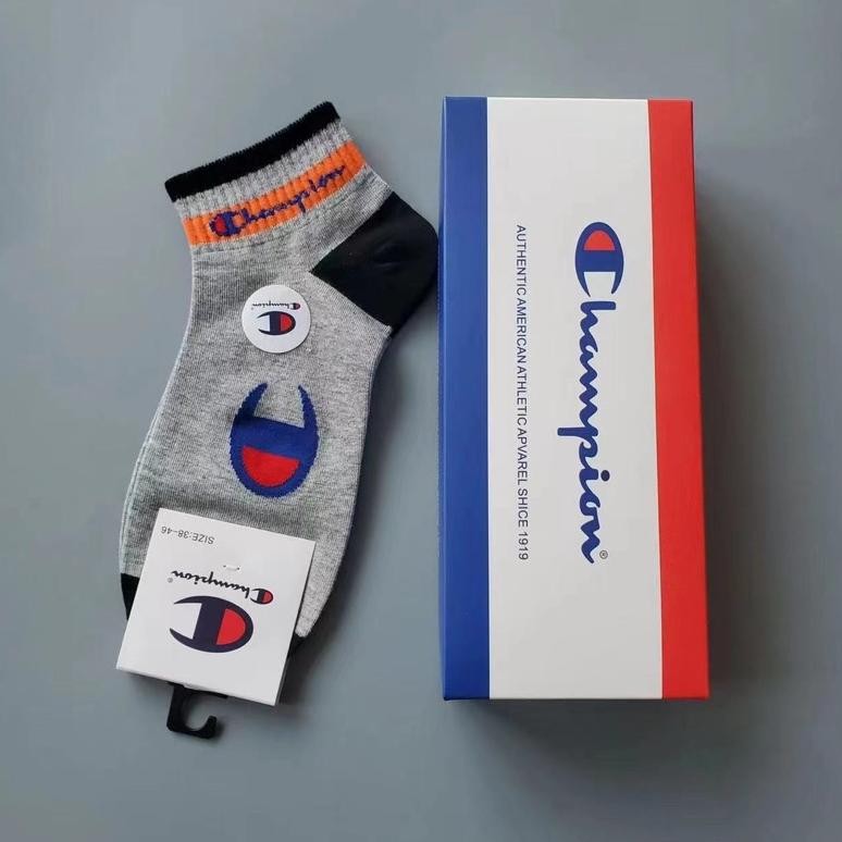 Ryu-56 [Bisa Cod ] Kaos Kaki Pria Champion / Champion Socks / Kaos Kaki Champion / Kaos Kaki Kantor 