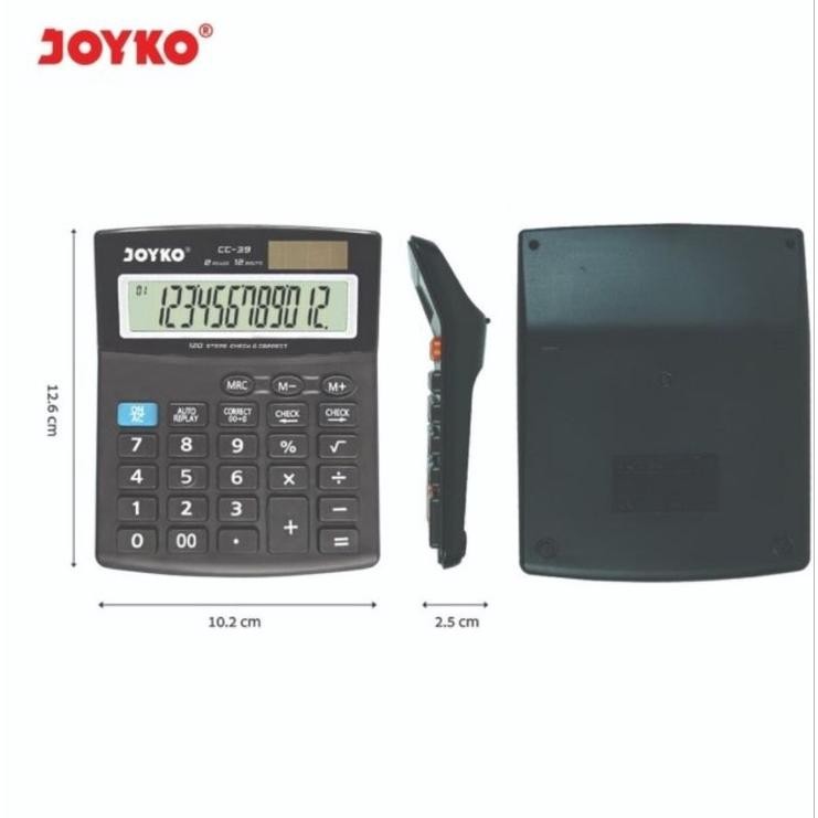 

Fg-80 Joyko Cc-39 Check & Correct Calculator Kalkulator Bisa Cek Ulang Cc39 Berkualitas