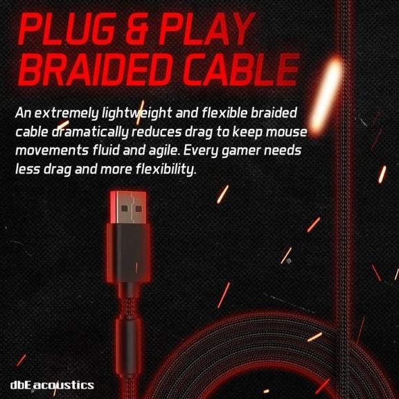 dbE MG200 Ergonomic - MG-200 Gaming Mouse