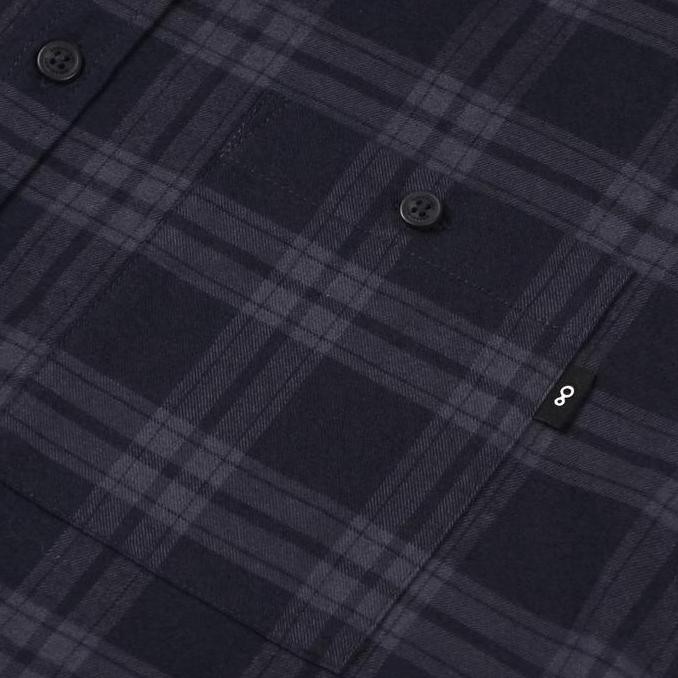 Promo Greenlight Kemeja Flanel Kotak-Kotak Pria Lengan Pendek Checked Plaid Shirt Thiago Hp-C031124