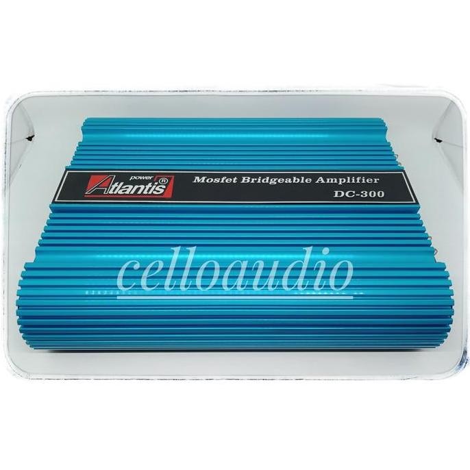 New Power Amplifier Atlantis DC300 2 Channel DC 300 Audio Mobil