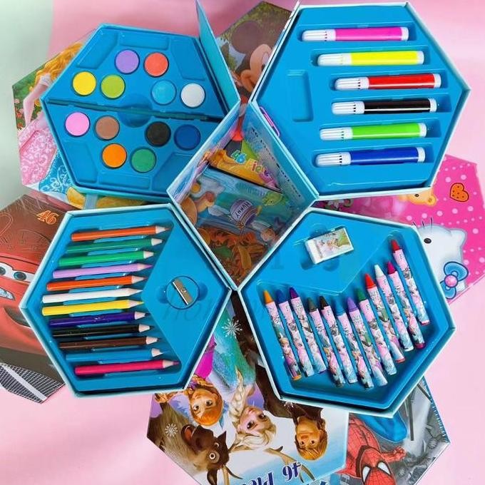 

Terbaru Crayon Set 46 Pcs Crayon Oil Paste Pensil Warna / Pensil Warna Lengkap Alat Mewarnai Alat Melukis / Pensil Warna Cat Air Alat Lukis
