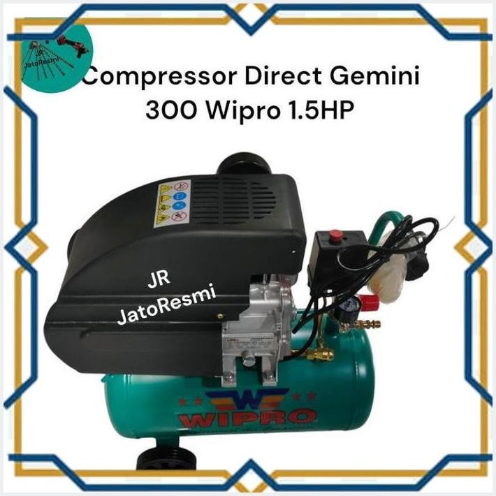 [JAT] COMPRESSOR DIRECT GEMINI 300 WIPRO 1.5HP KOMPRESOR 1.5HP 1PHASE 220V