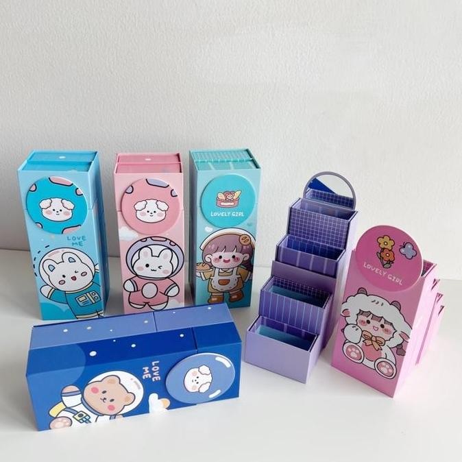 

Terbaru BOS Kotak Pensil Karton Berdiri Tingkat/Tempat Pensil Anak Sekolah Stationery/Kotak Pensil Canggih/Kotak Pensil Aesthetic