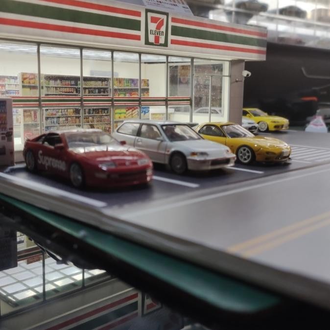 diorama 7 eleven sevel seven eleven skala 64