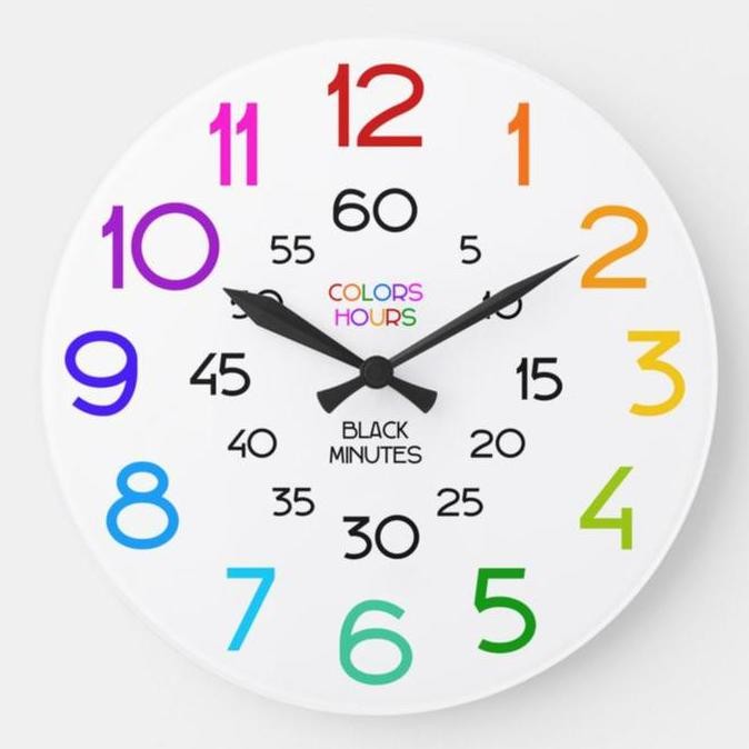 JAM DINDING UNIK / JAM DINDING ANAK / JAM DINDING LUCU / DEKORASI KADO TERMURAH