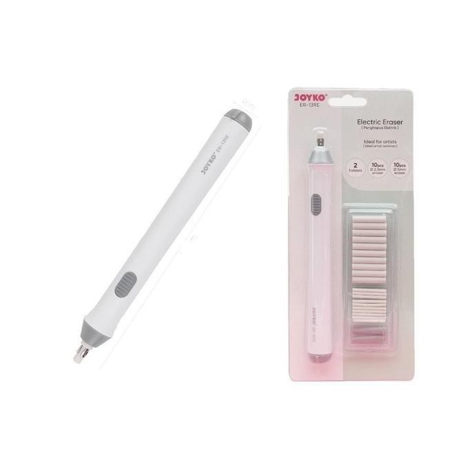 

Terbaru [SET] Penghapus Pensil Elektrik / Electric Eraser + Refill - Joyko ER-139E MURAH