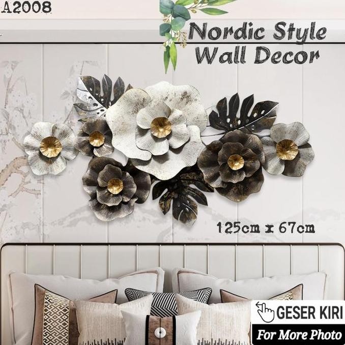 New Bunga Tanaman Hiasan Dinding Hiasan Rumah Jumbo Home Wall Decoration