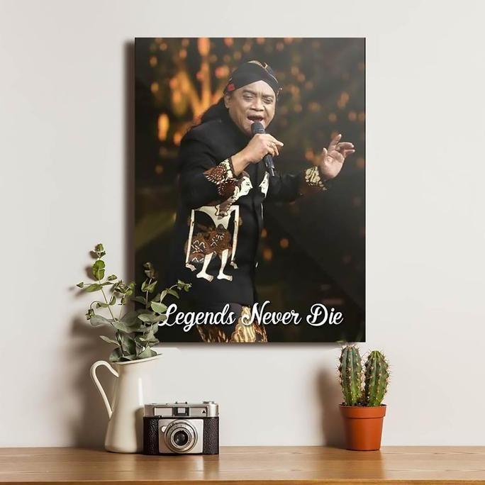 New Didi Kempot Hiasan Dinding Poster Kayu Siap Pasang Frame Gantungan Foto
