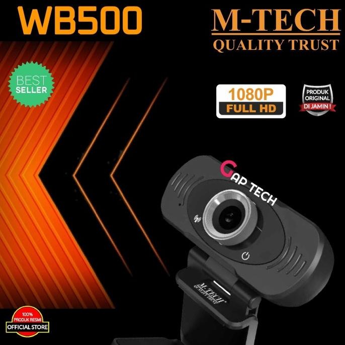 M-TECH / M TECH WB500 / WB 500 / WB-500 1080P Full HD Webcam Camera Terlaris