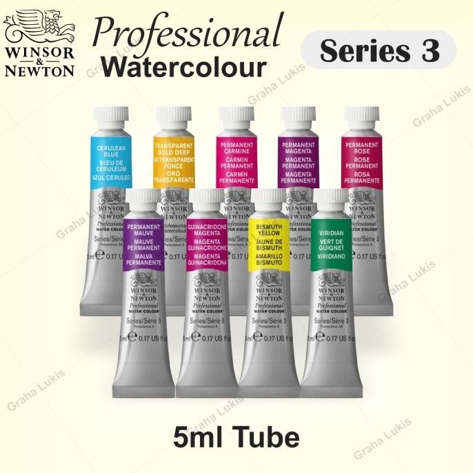

TERMURAH - Winsor & Newton Professional Series 3 Water Colour Tube 5ml