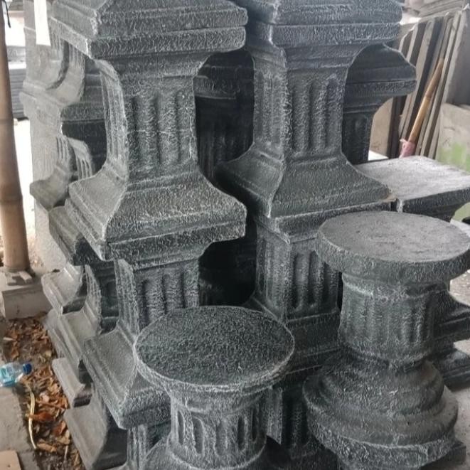 Pilar pot semen tinggi 60 cm