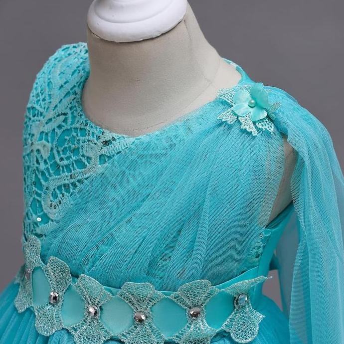 BAJUKIDDIE MACY DRESS GOLD . dress anak perempuan gaun pesta birthday