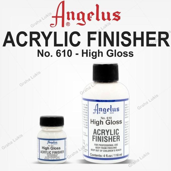 

NEW Angelus no 610 High Gloss Acrylic Finisher 4 fl.oz