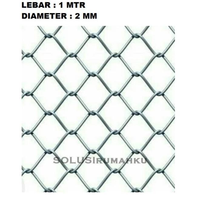 Diskon Kawat Harmonika 1 meter Ram Wajik Ketupat Anyam Pagar Kandang Hewan