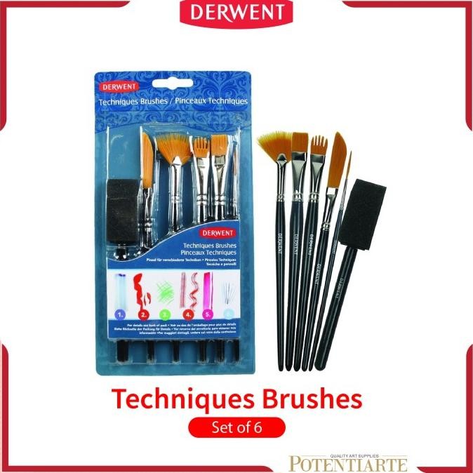 

Kuas Lukis Derwent Technique Brush Set
