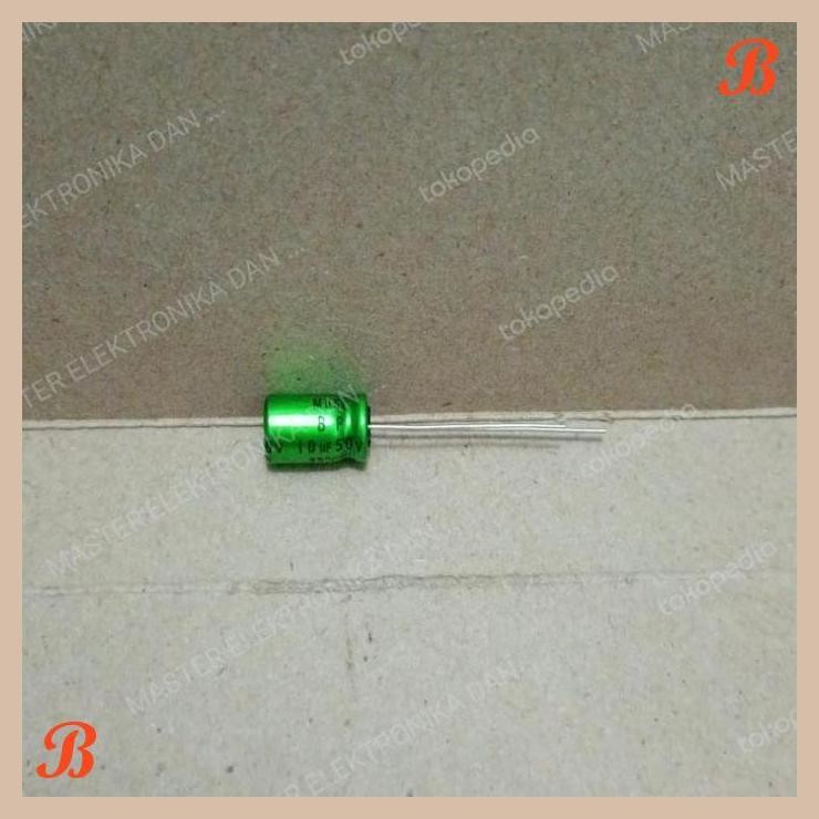[MRD] 6918 KAPASITOR ELCO 10UF 10 UF 50V BP BIPOLAR BI POLAR NICHICON MUSE