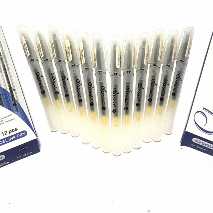 

Tersedia Harga Grosir (1Dus/144Pcs) Pulpen Gel Ink Pen Classic Squeezy Gp-Sq801