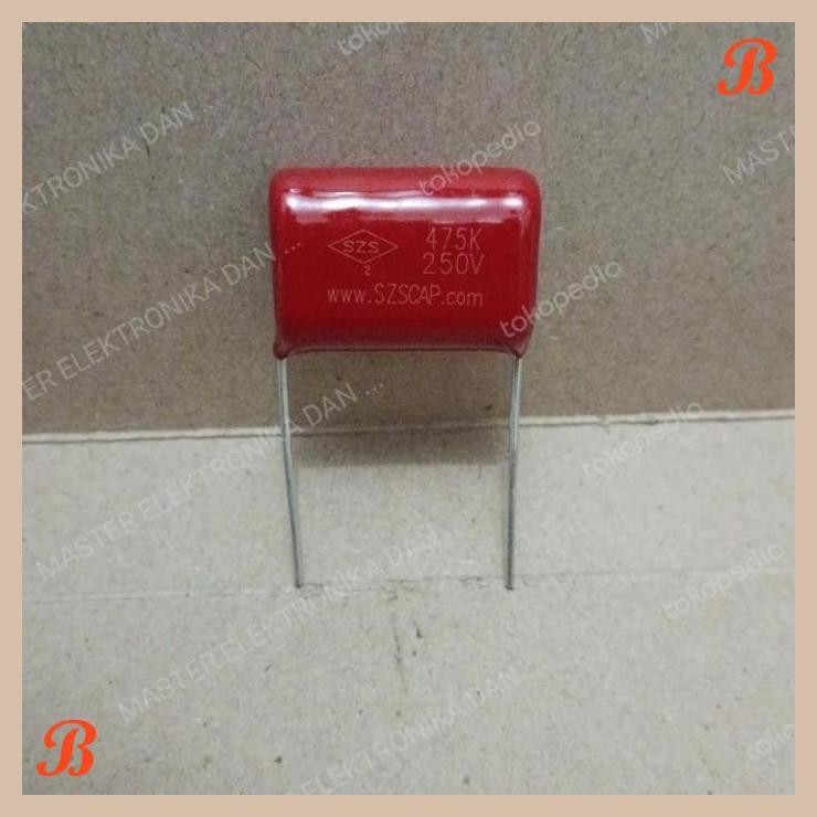 [MRD] 7193 KAPASITOR CAPACITOR MESIN LAS 475K 250V 475 4.7UF 4,7UF SZSCAP